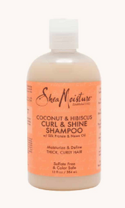 Shea Moisture Coconut & Hibiscus Curl & Shine Shampoo 13oz